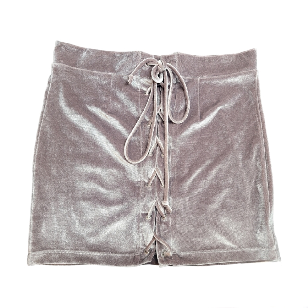 Velvet Mauve Skirt Size Large
